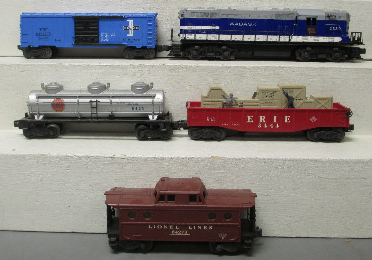 Lionel 2275W Vintage O 2339 Freight Set w/3444,6464-475,6425,6427