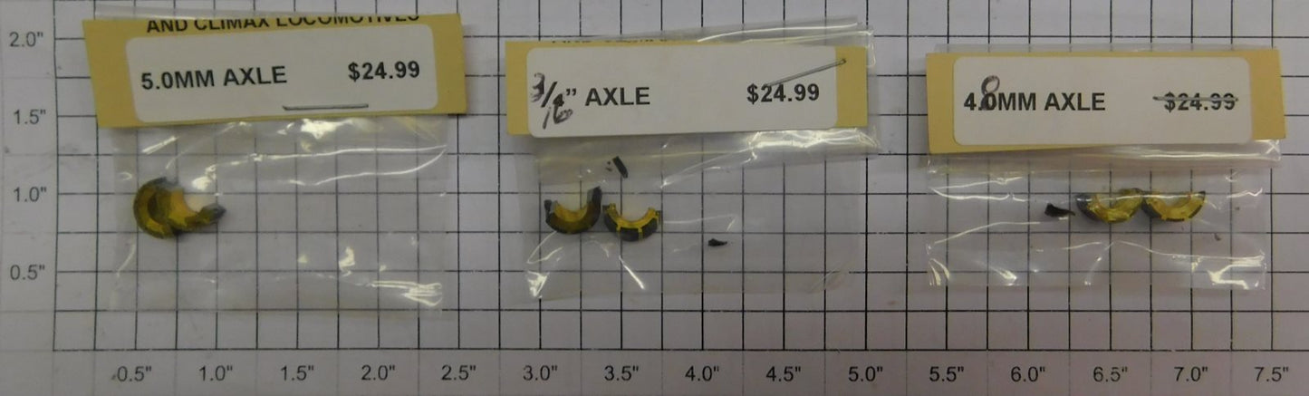 Acme 1000X-3 4.0mm, 5.0mm, 3/16" Axle Bearings