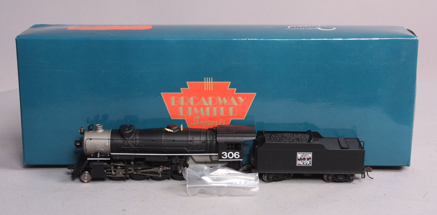 Broadway Limited 223 HO Scale Western Pacific MK-60 2-8-2 Steam Locomotive #306