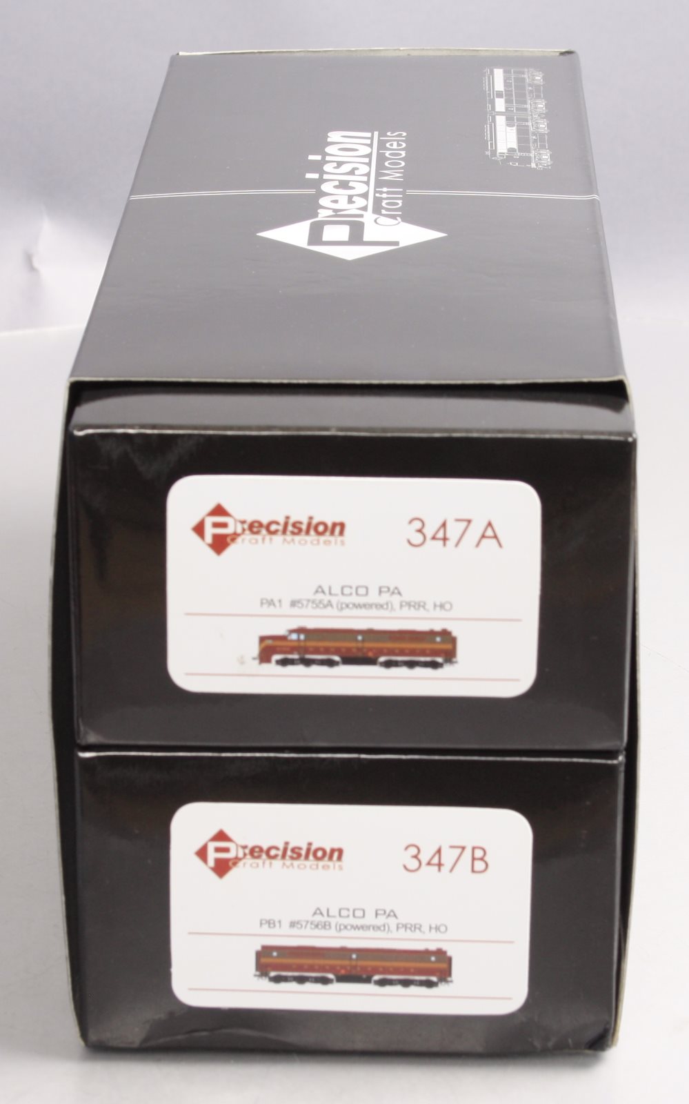 Precision Craft Models 347 HO PA/PB PRR #5755A,5756B