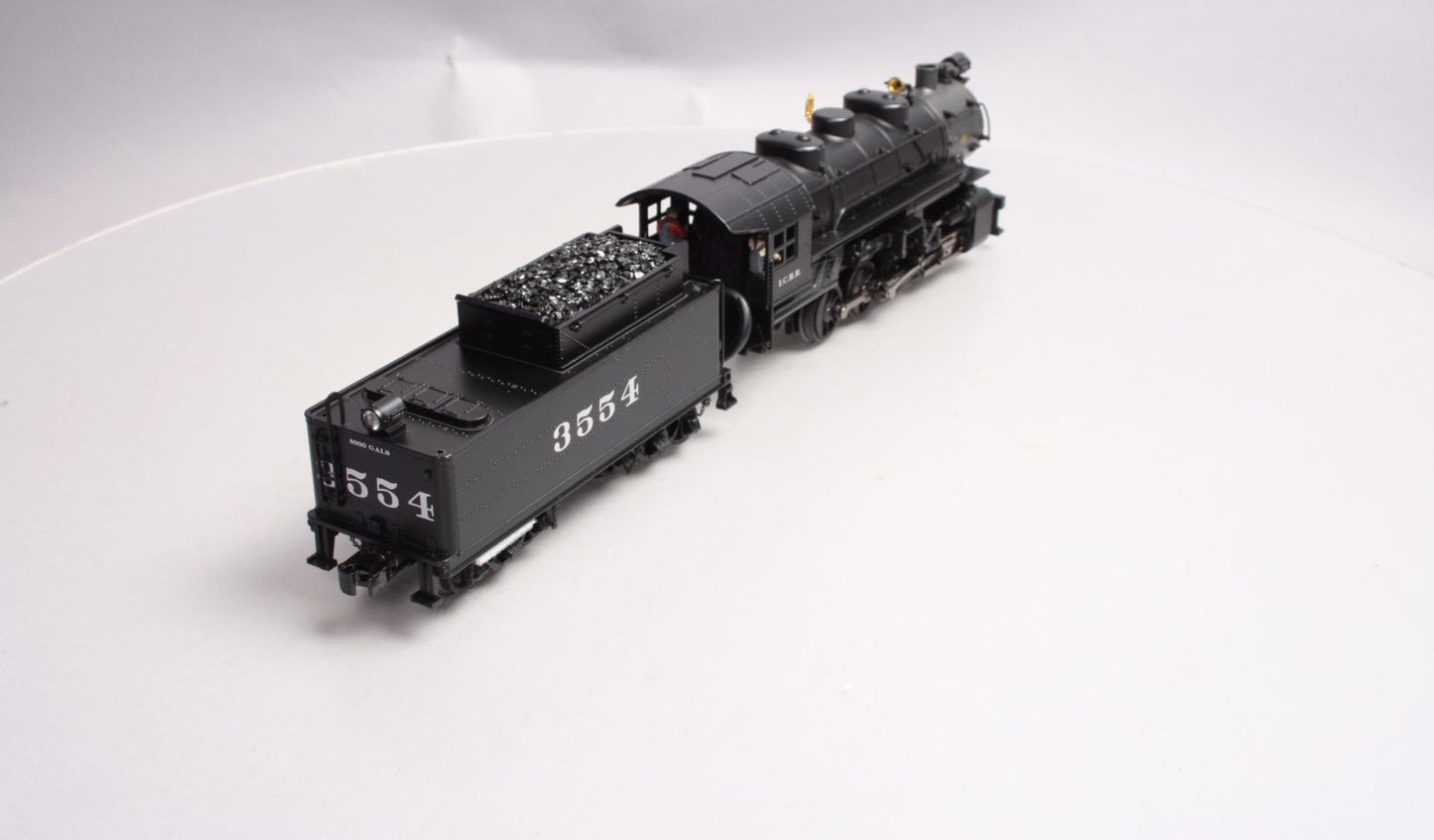 MTH 30-1466-1 Illinois Central 0-8-0 Steam Engine w/PS2 #3554