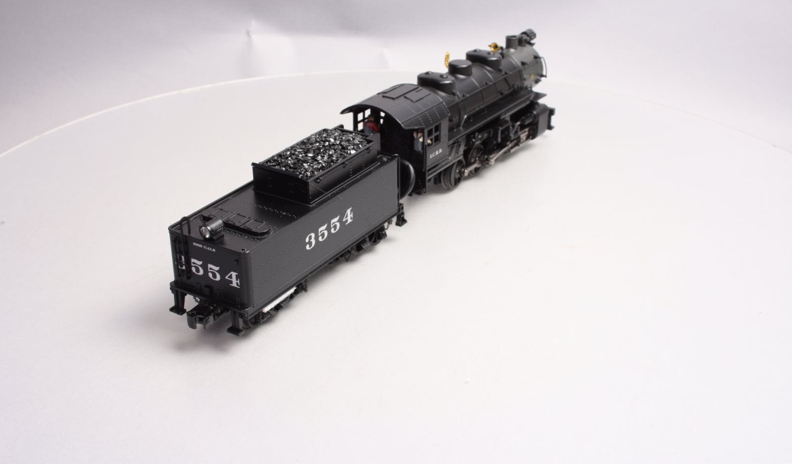 MTH 30-1466-1 Illinois Central 0-8-0 Steam Engine w/PS2 #3554