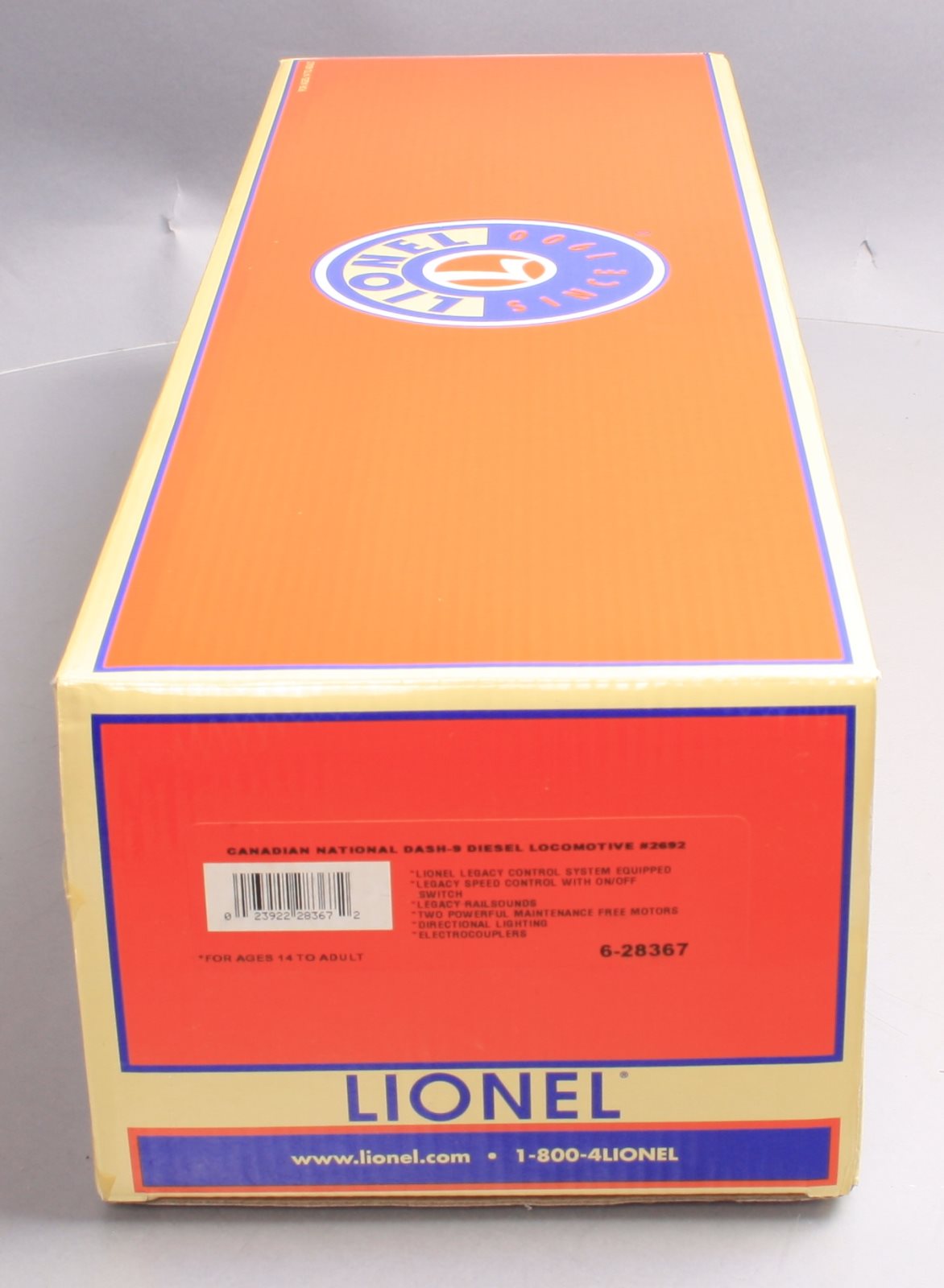 Lionel 6-28367 O Canadian National C44-9W Diesel Locomotive #2692