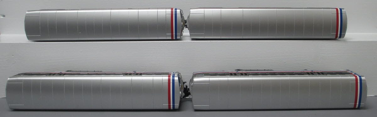MTH 30-2755-1 Chicago Bicentennial 4-Car 6200 Series Subway Set w/PS2