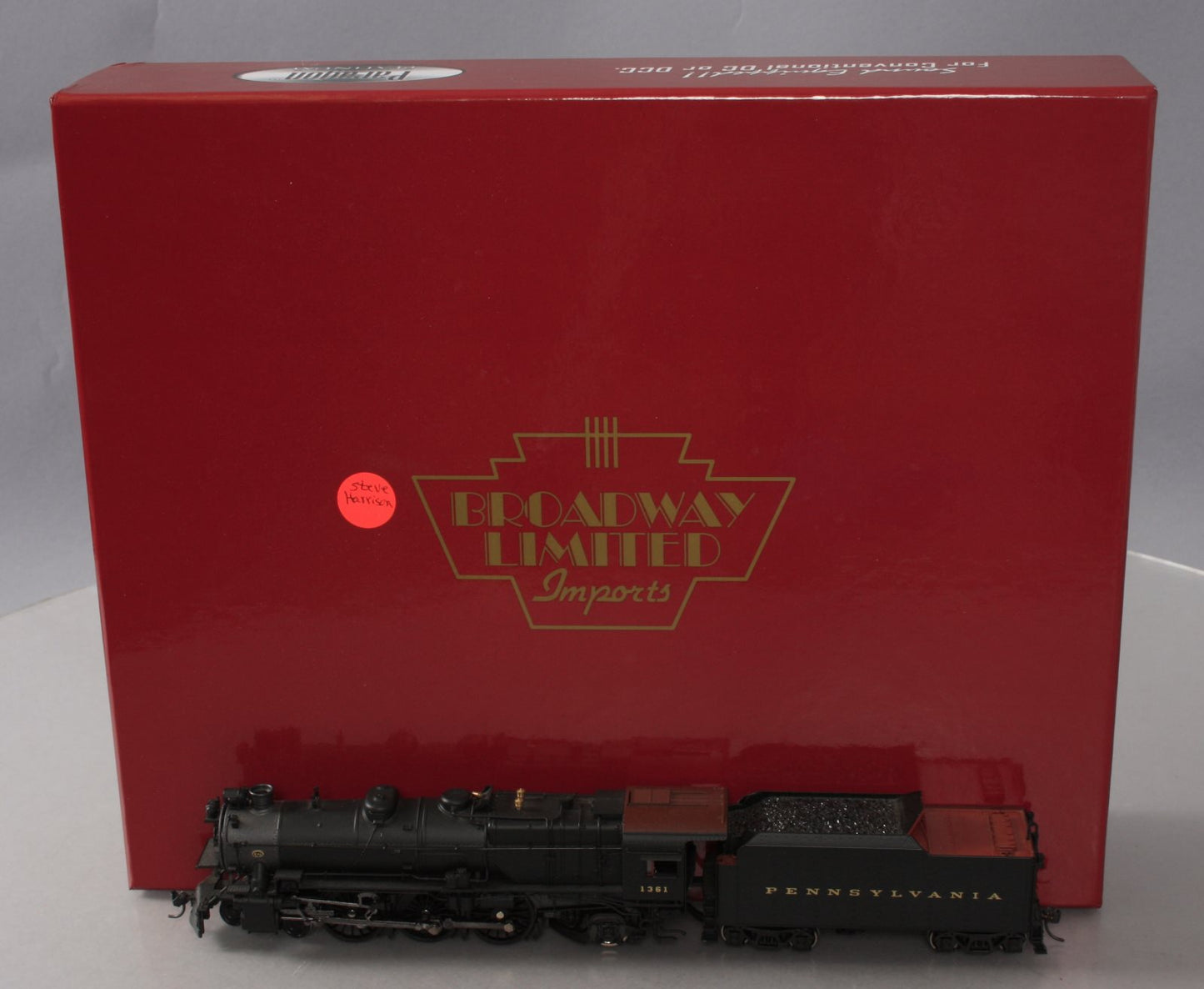Broadway Limited 328 HO Pennsylvania Platinum Steam K-4 4-6-2 #1361 w/QSI