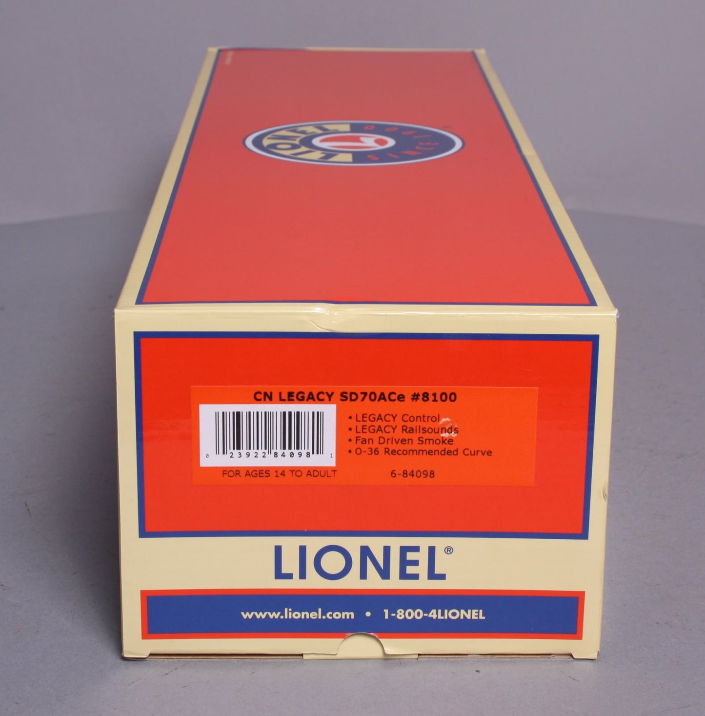 Lionel 6-84098 O Gauge Canadian National Legacy SD70ACE Diesel Locomotive #8100