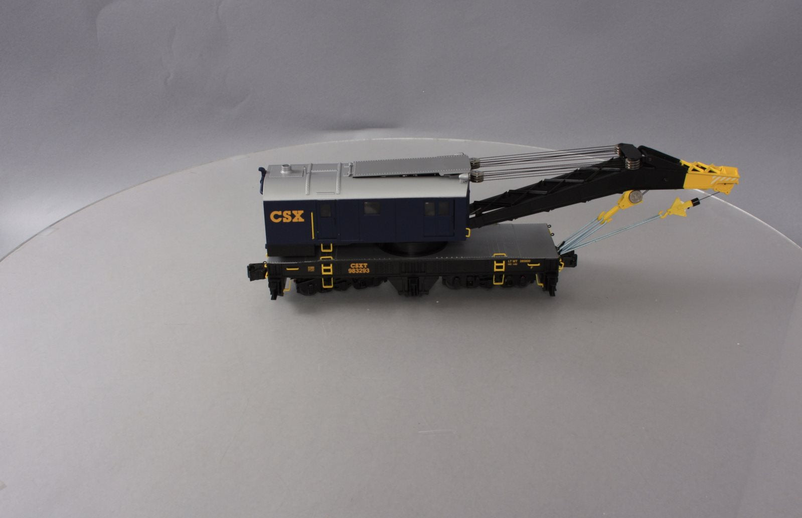 Lionel 6-81883 O Gauge CSX Command Control Crane with Legacy