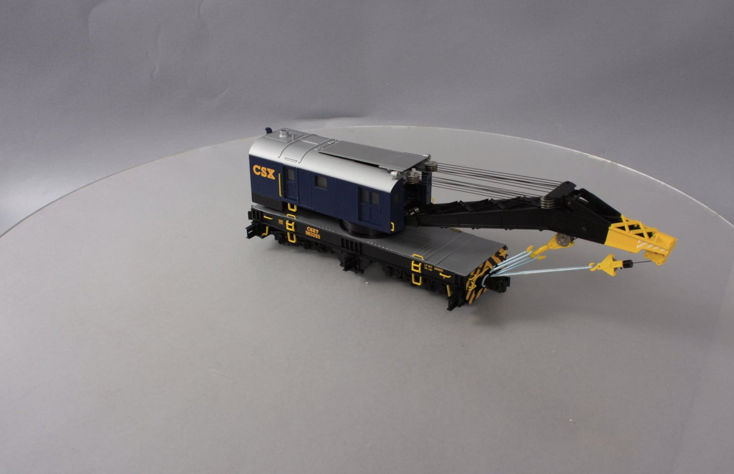 Lionel 6-81883 O Gauge CSX Command Control Crane with Legacy