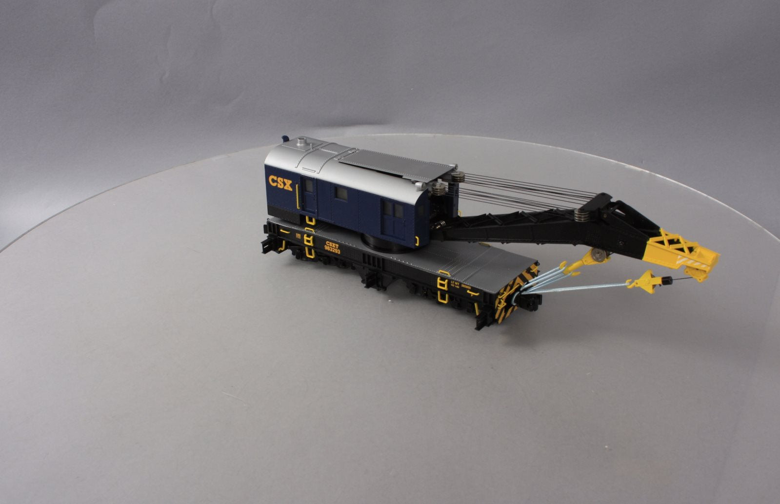 Lionel 6-81883 O Gauge CSX Command Control Crane with Legacy