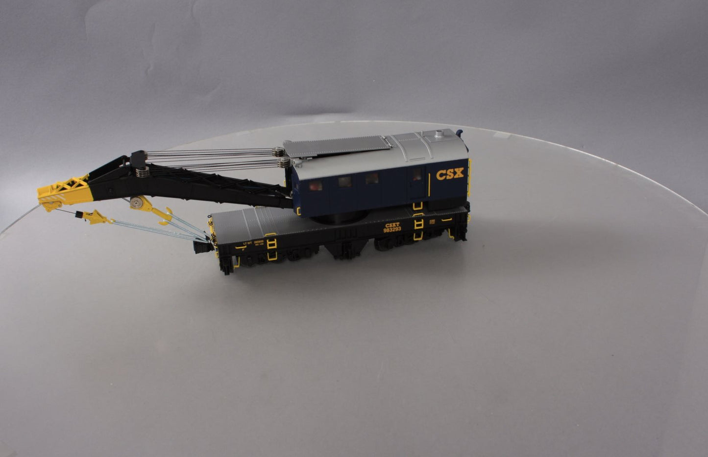 Lionel 6-81883 O Gauge CSX Command Control Crane with Legacy