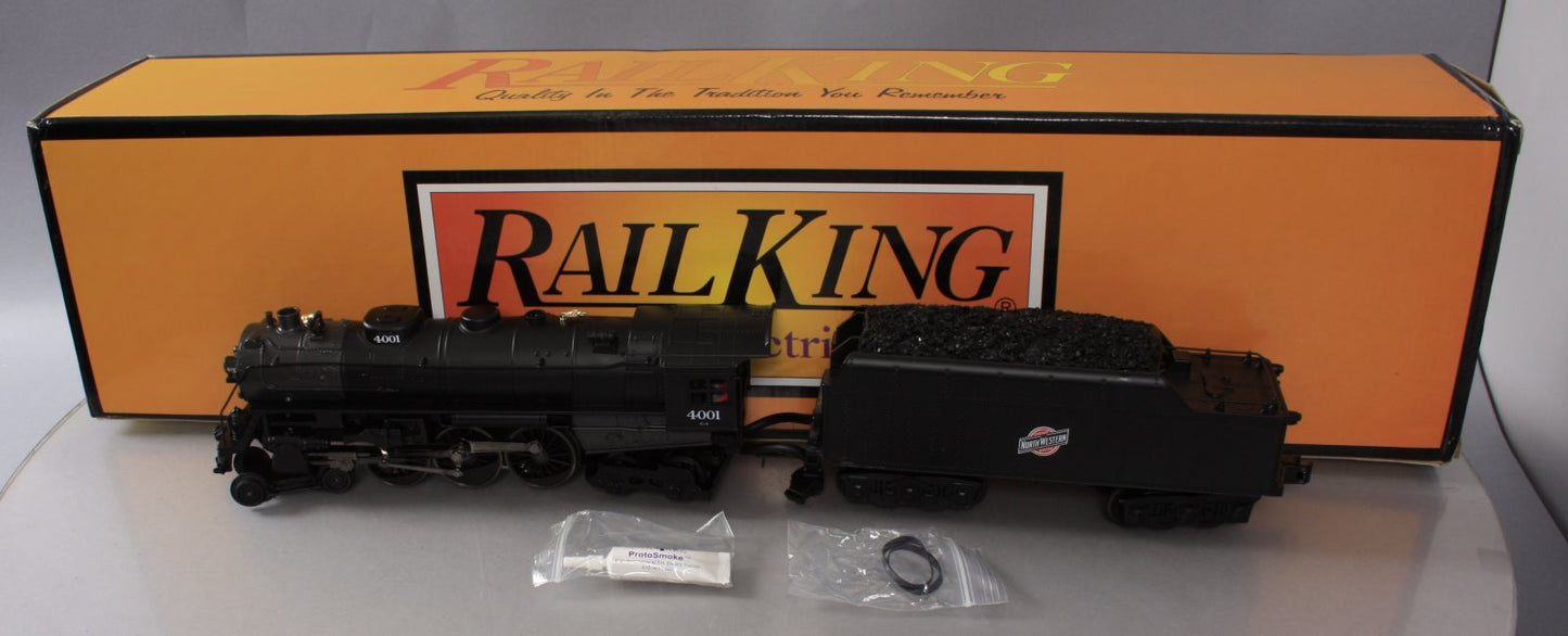 MTH 30-1536-1 Chicago North Western 4-6-4 Hudson Steam Engine w/PS2 #4001