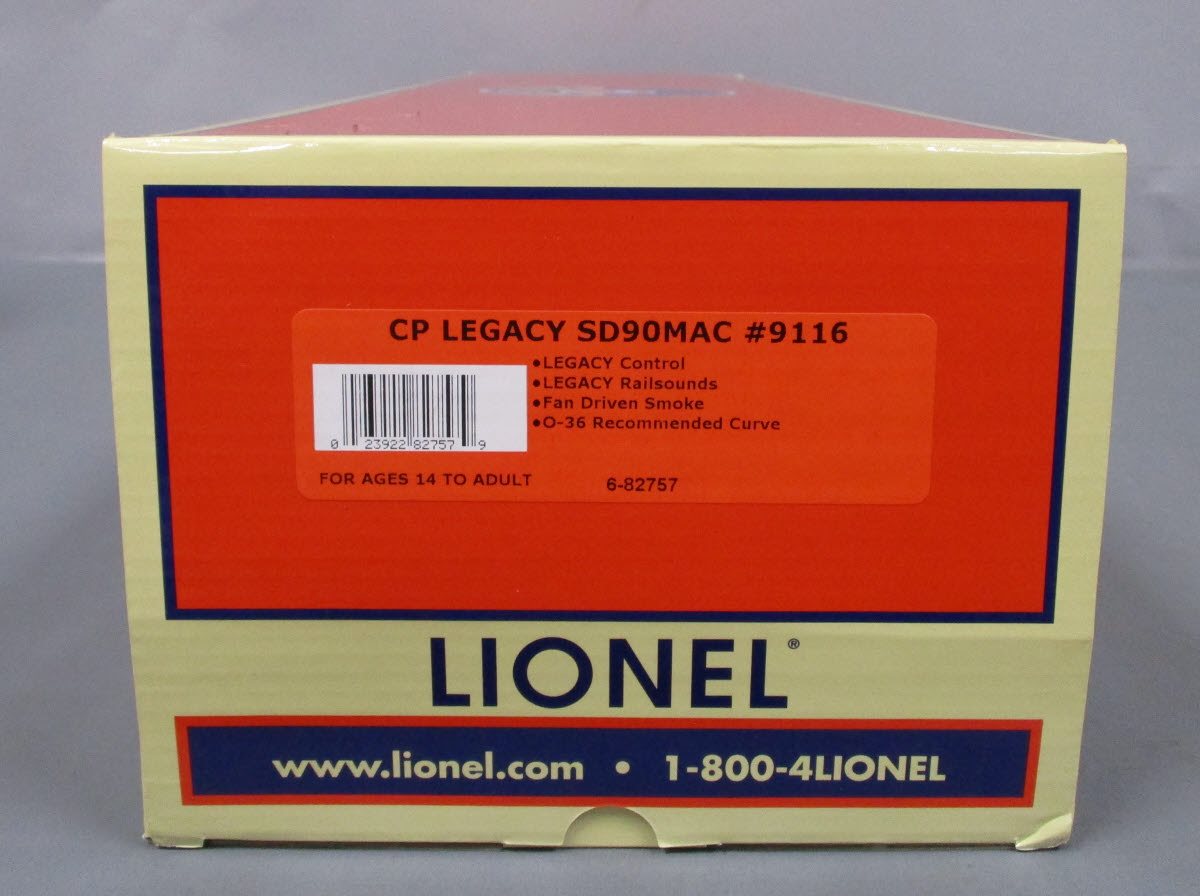 Lionel 6-82757 O Canadian Pacific Legacy SD90MAC Diesel Locomotive #9116