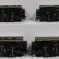 MTH 30-67492 O Kansas City Southern 60' Streamlined Passenger Car Set (Set of 4)