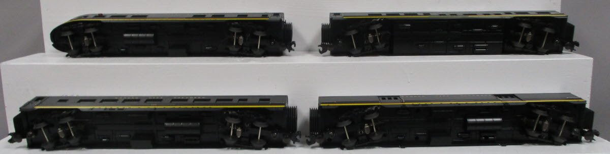 MTH 30-67492 O Kansas City Southern 60' Streamlined Passenger Car Set (Set of 4)