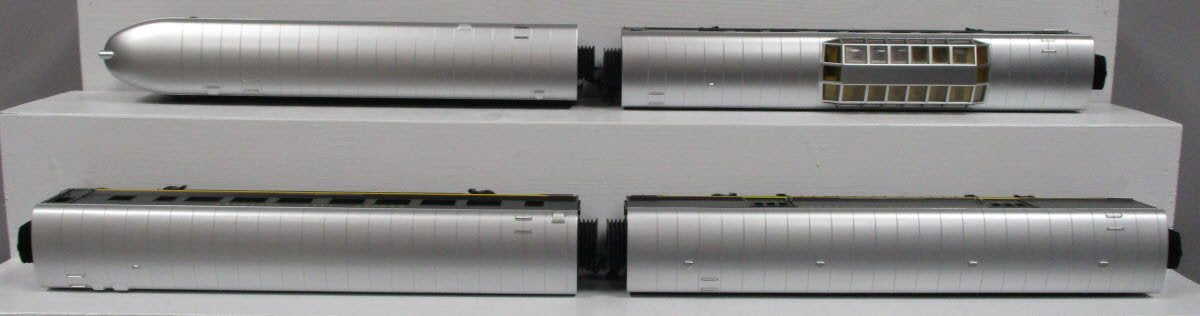 MTH 30-67492 O Kansas City Southern 60' Streamlined Passenger Car Set (Set of 4)