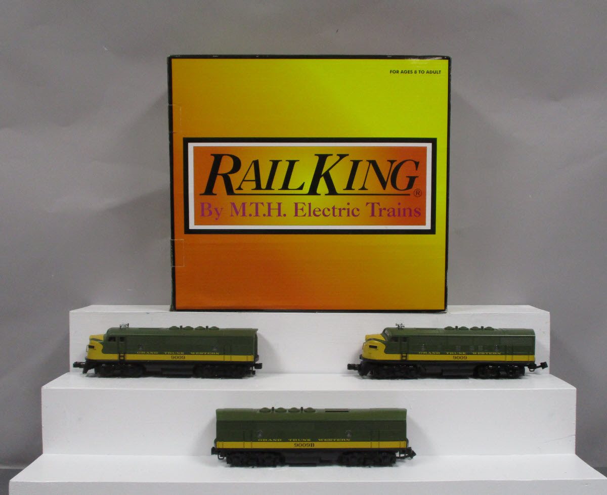 MTH 30-2717-1 GTW F-3 ABA Diesel Engine Set w/PS2 #9009/9009B