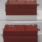 Bachmann 26501 On30 Data Only Oxide Red 18' Wood Box Car (Set of 2)