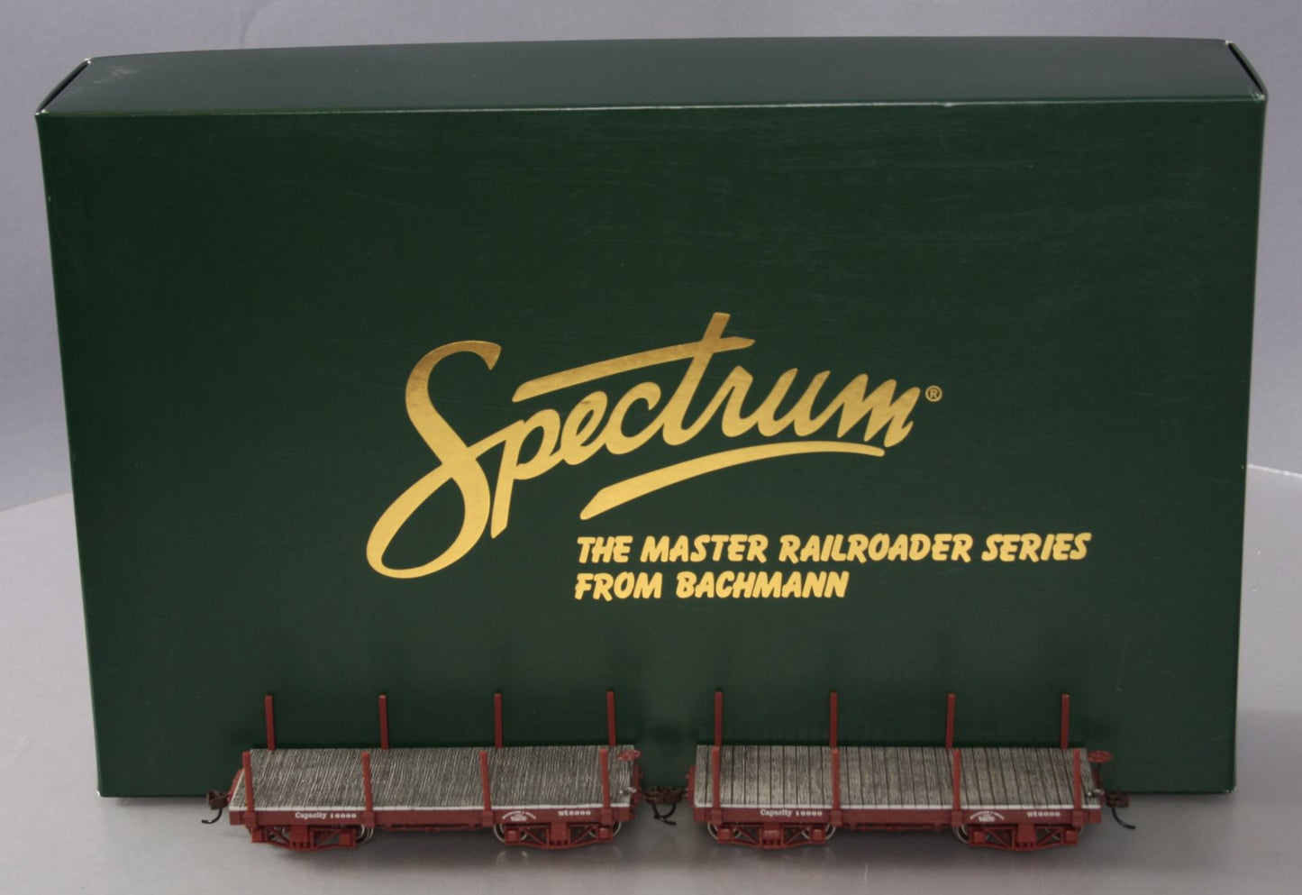 Bachmann 26511 On30 Data Only Oxide Red 18' Flat Car (Set of 2)