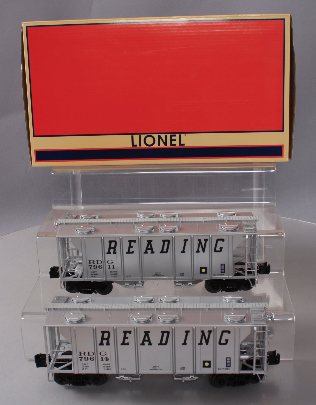 Lionel 6-27953 O Reading PS-2 Hopper (Pack of 2)