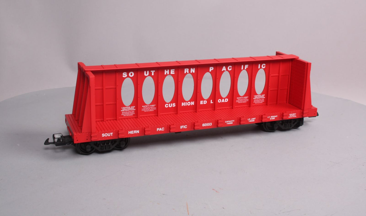 USA Trains R17404 USA Trains 17404 Southern Pacific Centerbeam Flatcar Red
