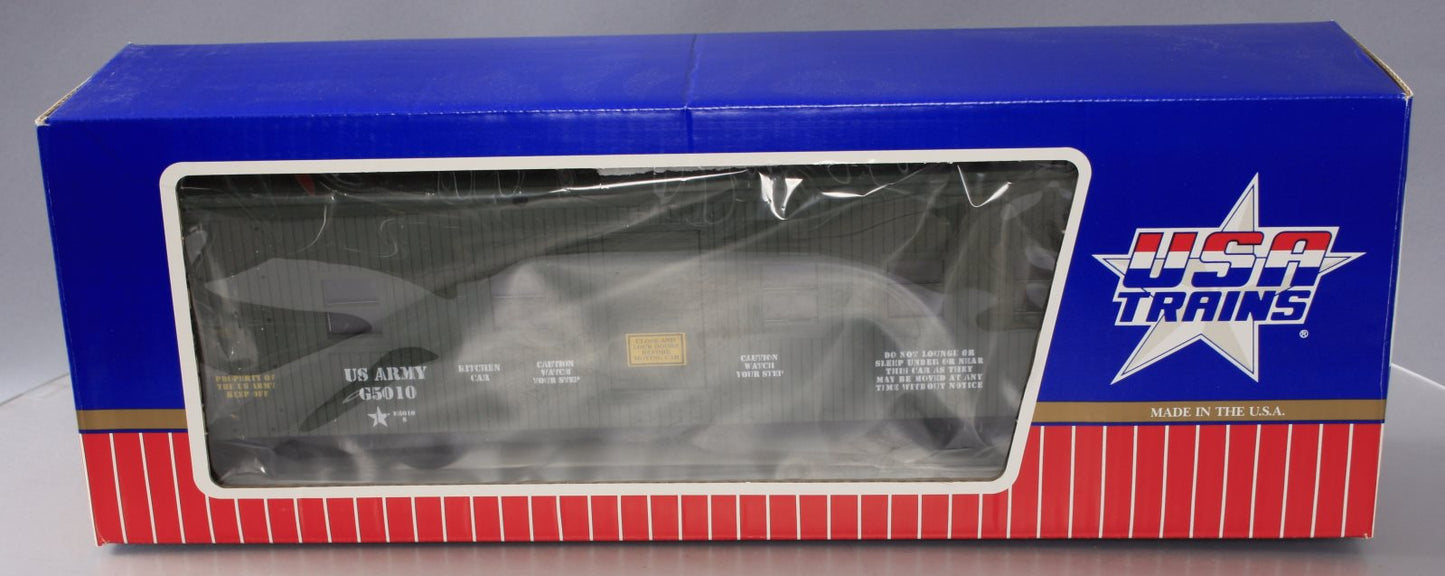 USA Trains R1849 G Scale U.S. Army Kitchen Car