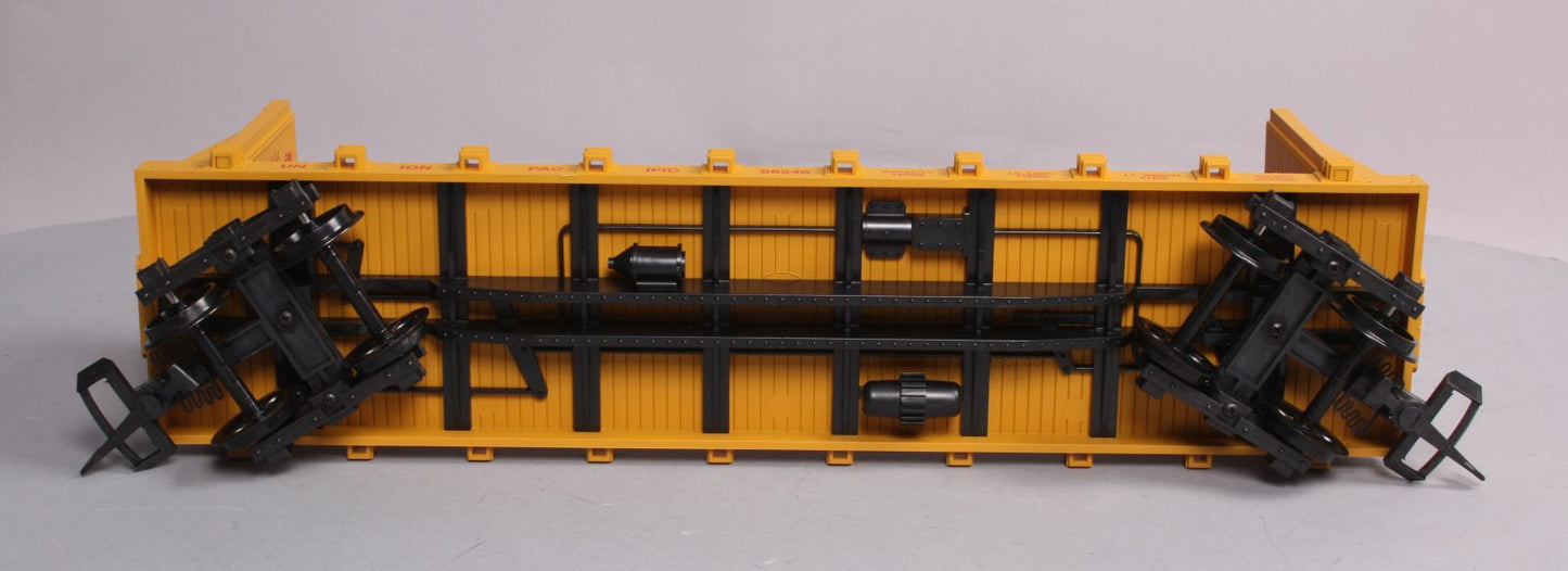 USA Trains R17405 G Union Pacific Center I-Beam Flat Cars (Yellow)