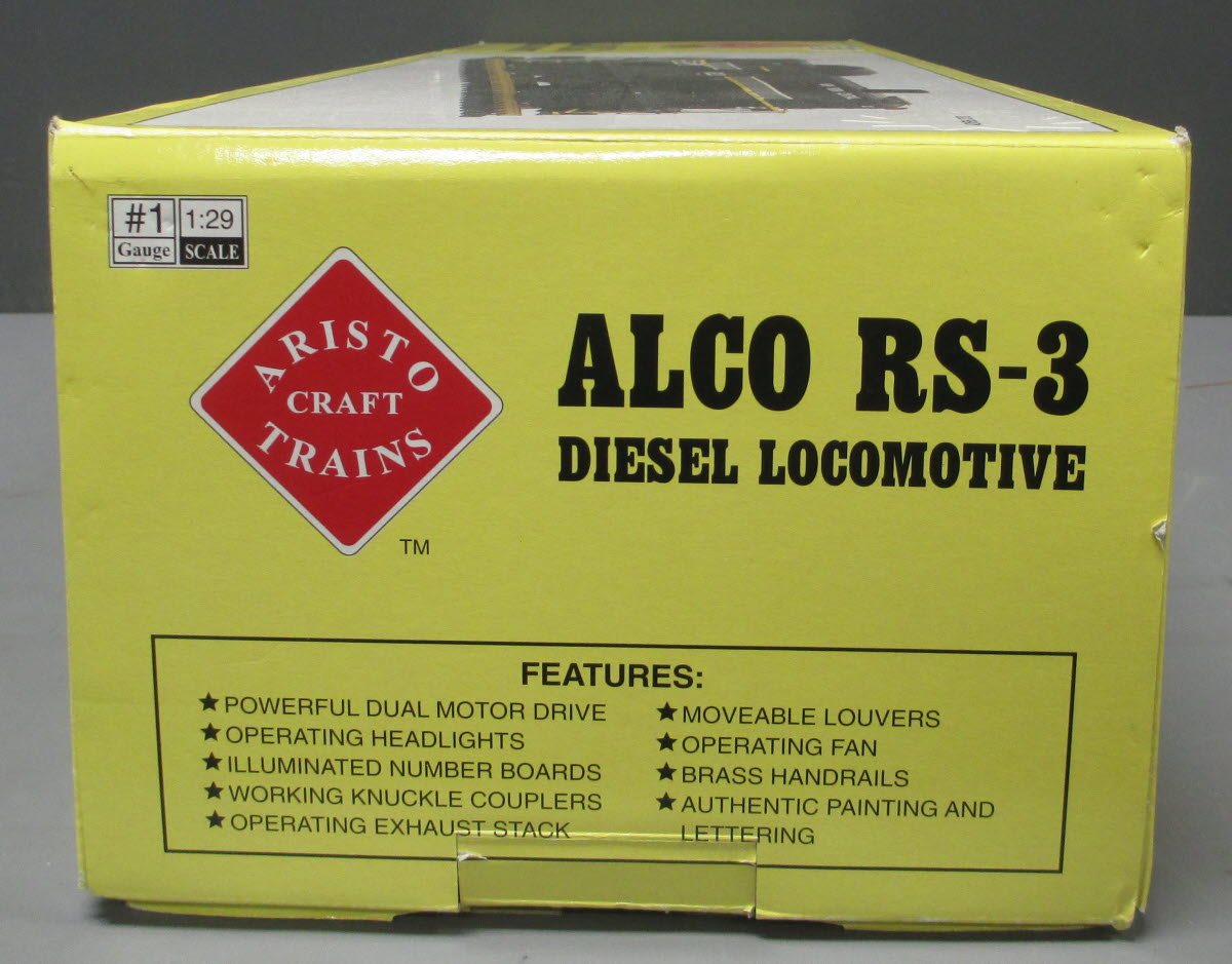Aristo-Craft 22241S G Central of GA Alco RS-3 Diesel Locomotive #114
