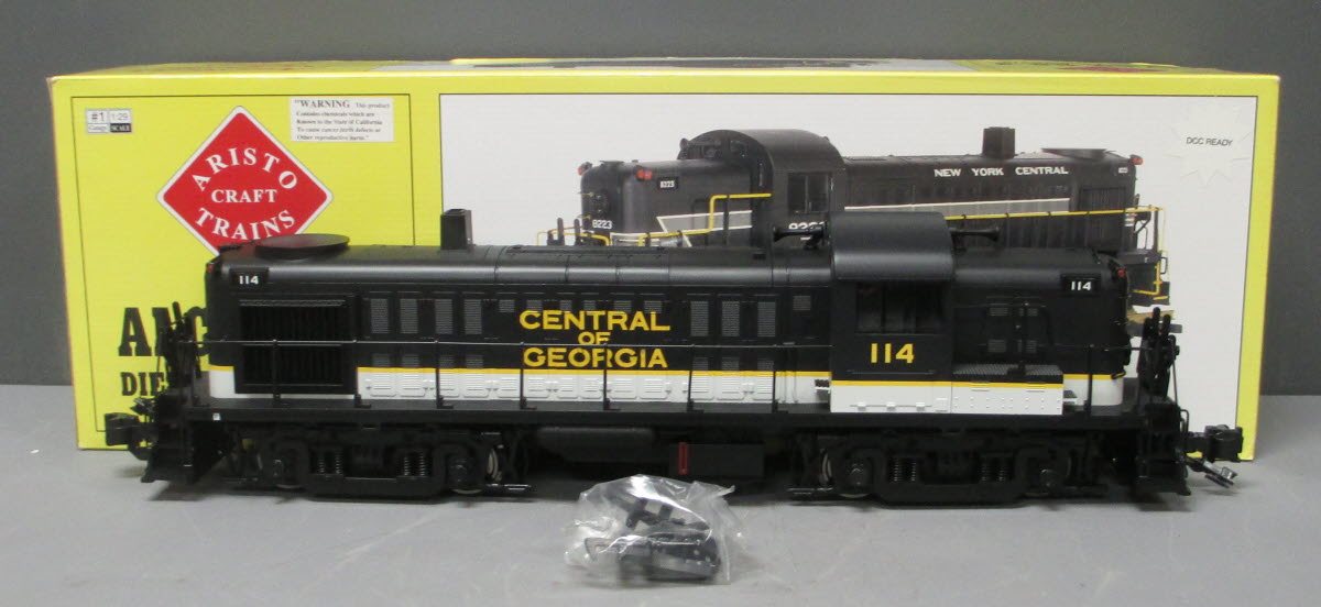 Aristo-Craft 22241S G Central of GA Alco RS-3 Diesel Locomotive #114
