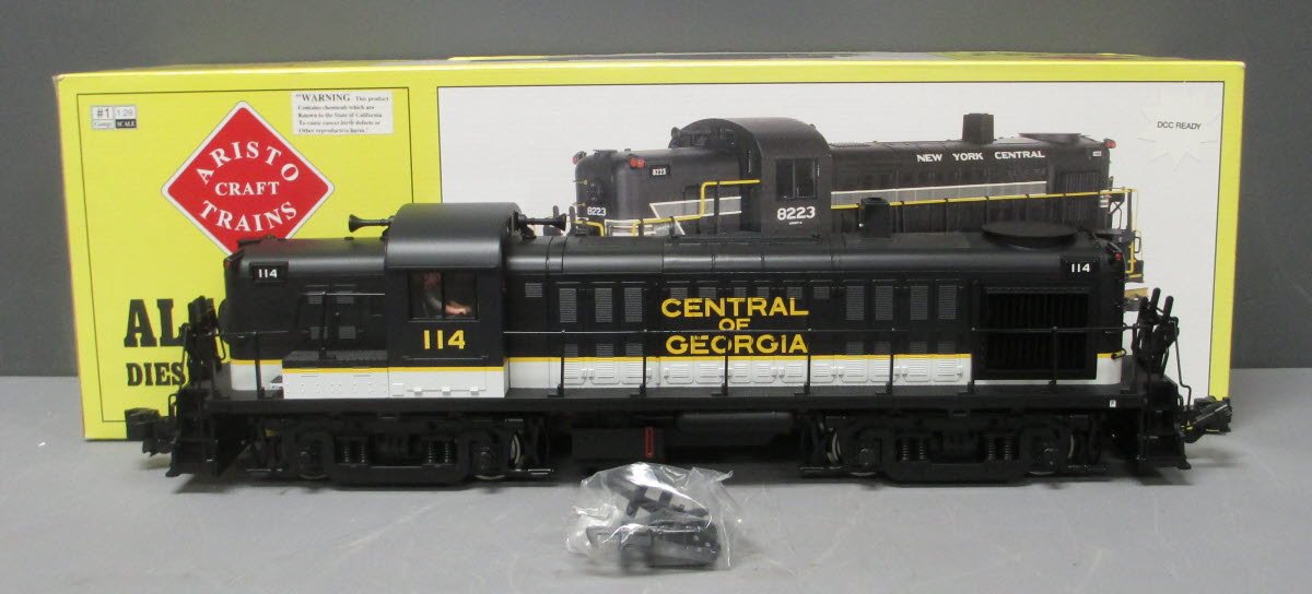 Aristo-Craft 22241S G Central of GA Alco RS-3 Diesel Locomotive #114