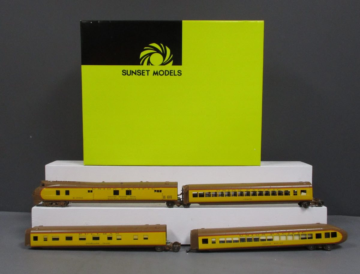 Sunset Models M-10000 O Gauge BRASS Union Pacific Streamliner Train Set - 3 Rail LN/Box