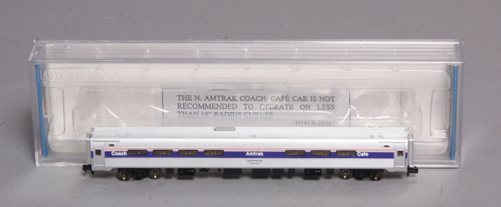 Bachmann 14162 N Amtrak Phase IV 85' Budd Amfleet I Cafe (Diner)