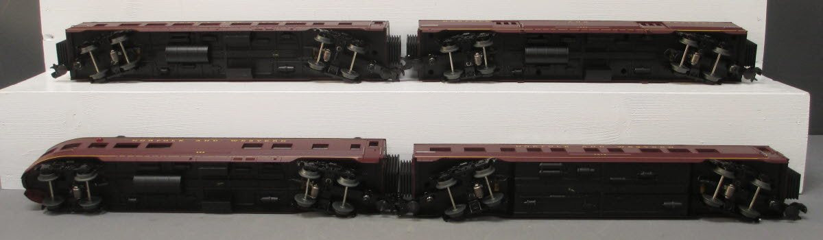 MTH 30-67801 O Norfolk & Western 60' Streamlined ABS Passenger Cars (Set of 4)