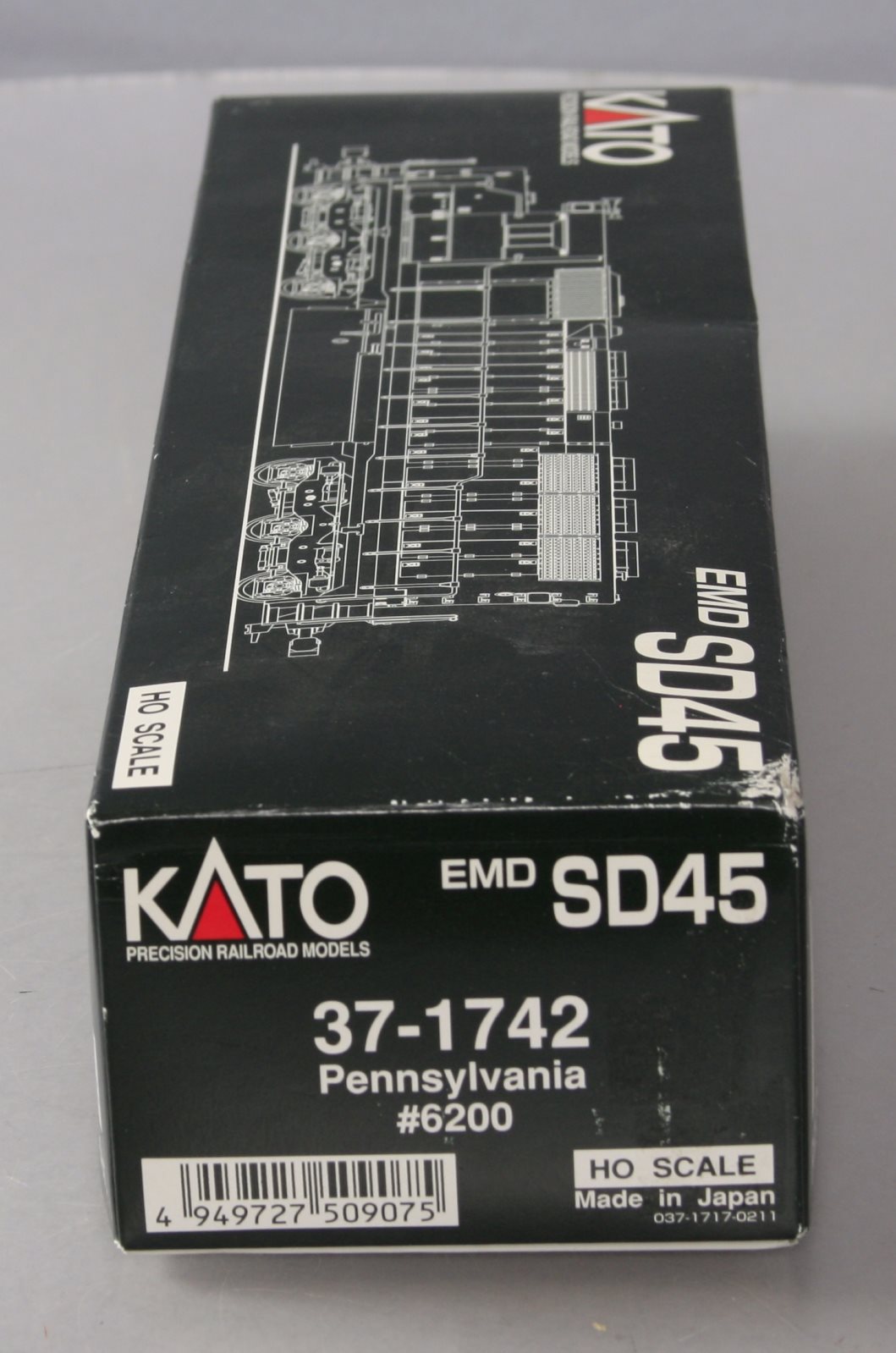 Kato 37-1742 HO Scale Pennsylvania SD45 #6200 w/DCC – Trainz