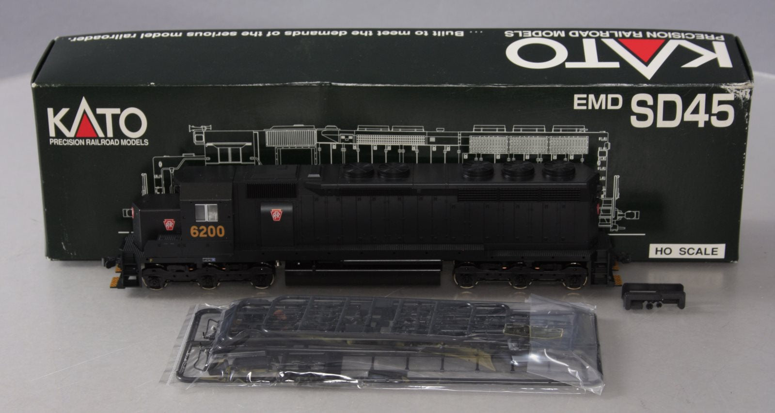 Kato 37-1742 HO Scale Pennsylvania SD45 #6200 w/DCC