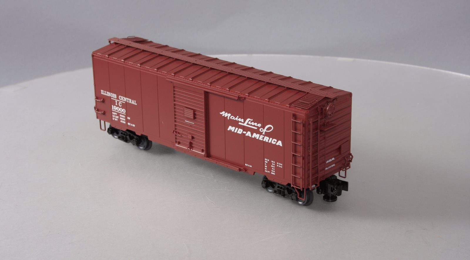 Lionel 6-83572 O Illinois Central Grain Door PS-1 Boxcar #19000