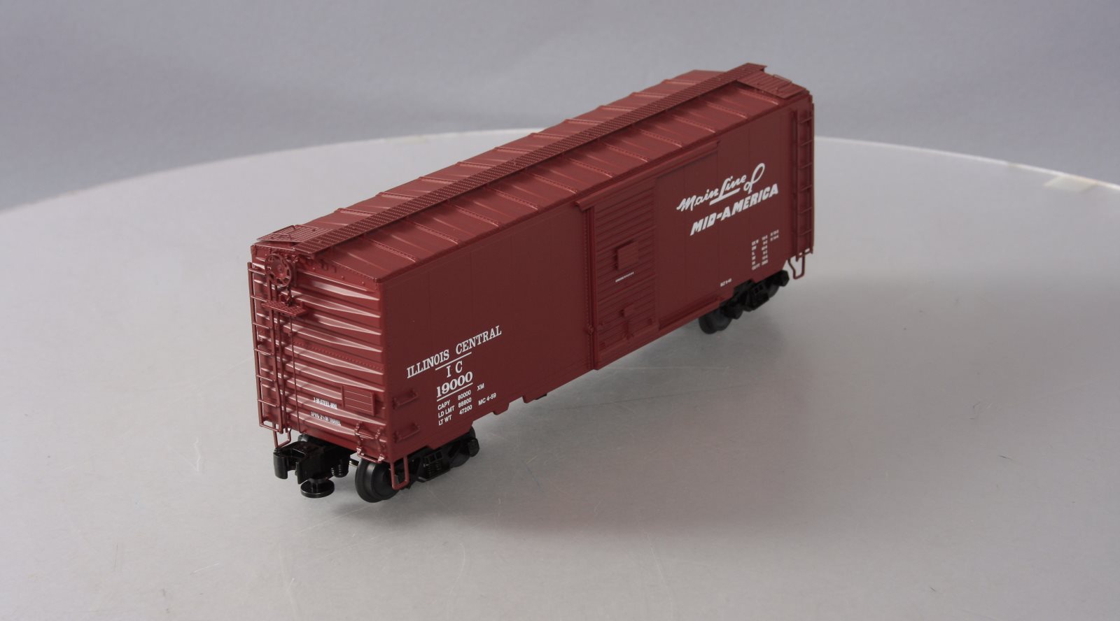 Lionel 6-83572 O Illinois Central Grain Door PS-1 Boxcar #19000