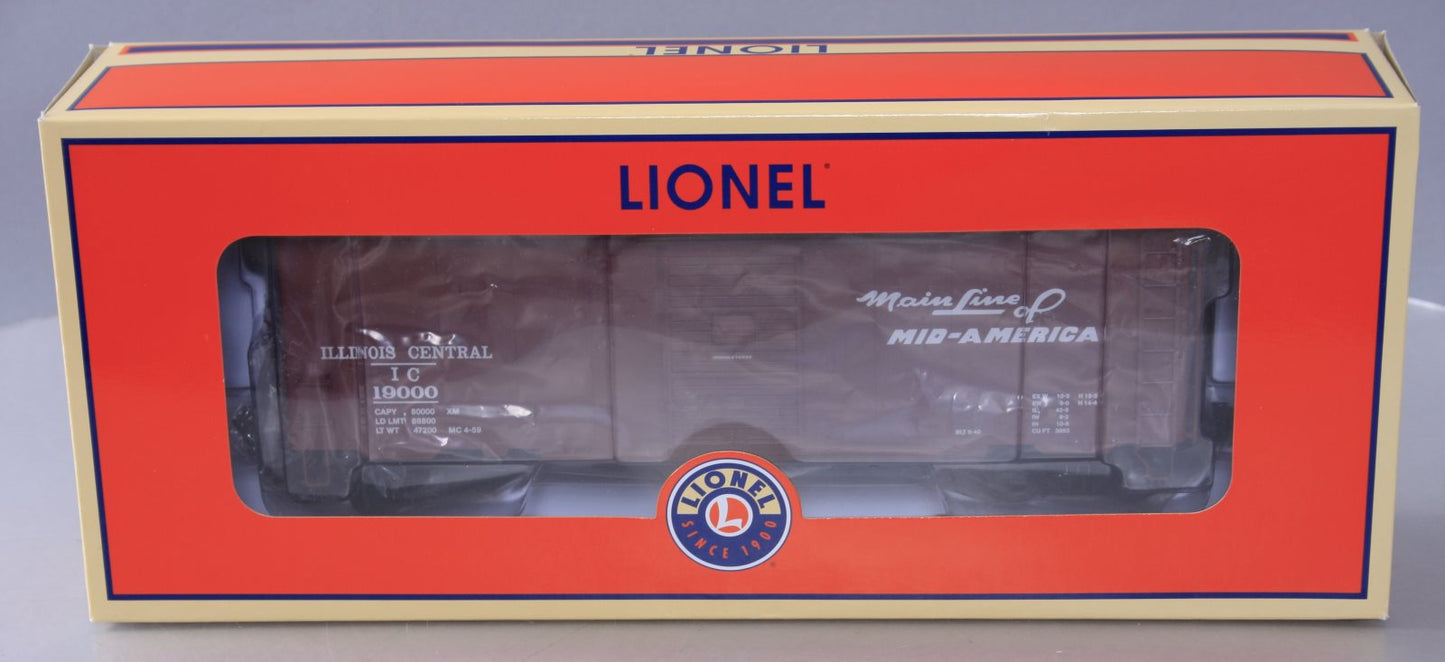 Lionel 6-83572 O Illinois Central Grain Door PS-1 Boxcar #19000