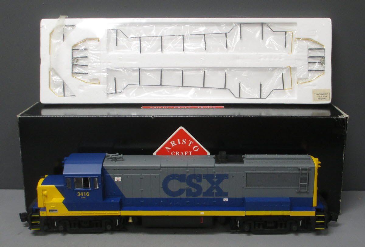 Aristo-Craft 22128 G Scale CSX GE U25B Diesel Locomotive #3416