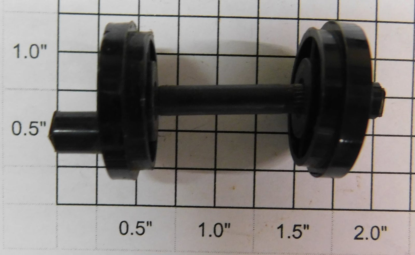American Flyer PA15B033AS Flamgeless 2 Wheels & Axle Set