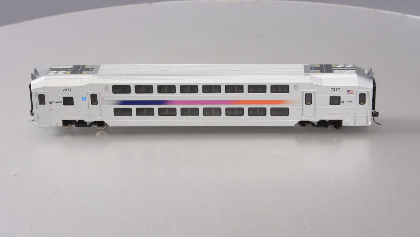 Atlas 20004116 HO New Jersey Transit Multi-level Commuter Coach Trailer #7277