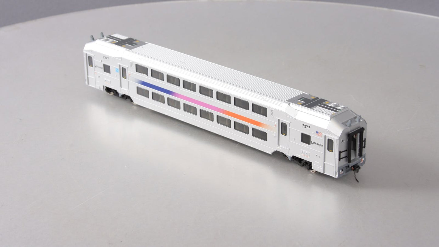 Atlas 20004116 HO New Jersey Transit Multi-level Commuter Coach Trailer #7277