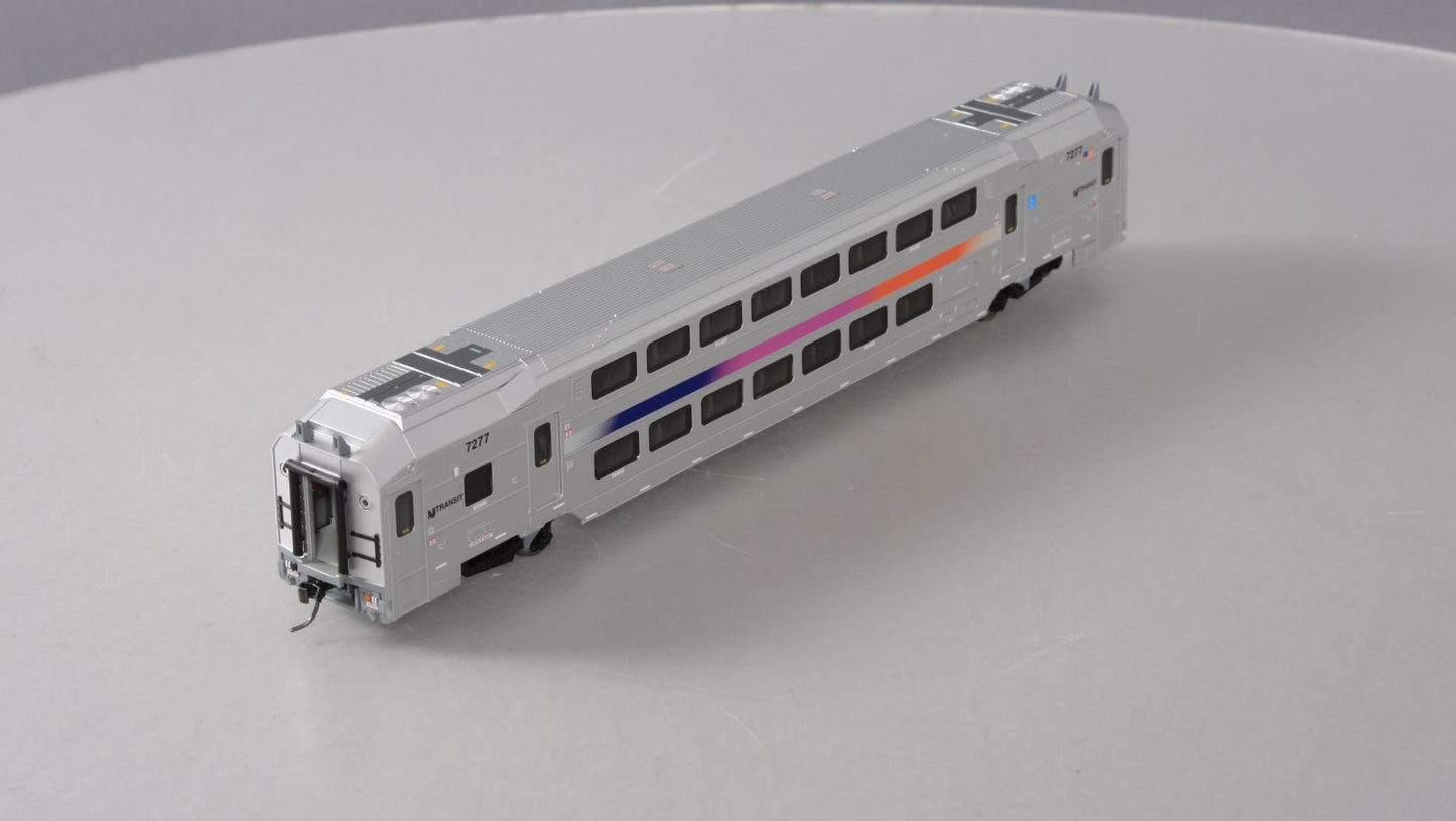Atlas 20004116 HO New Jersey Transit Multi-level Commuter Coach Trailer #7277