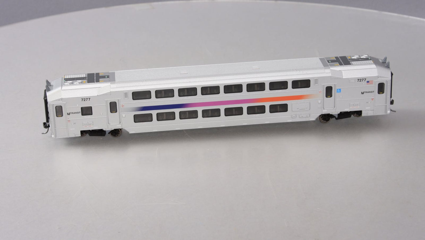Atlas 20004116 HO New Jersey Transit Multi-level Commuter Coach Trailer #7277