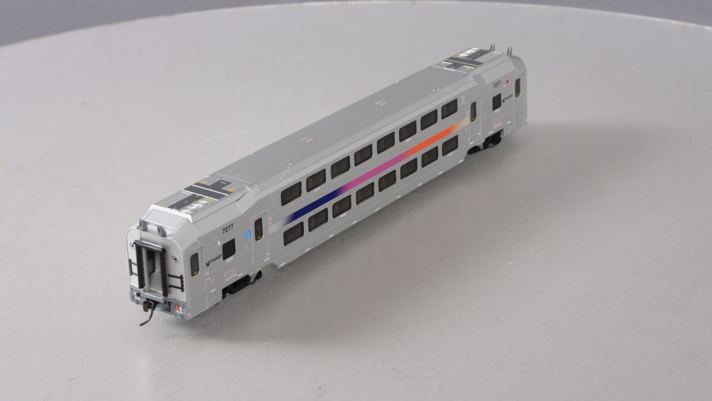 Atlas 20004116 HO New Jersey Transit Multi-level Commuter Coach Trailer #7277