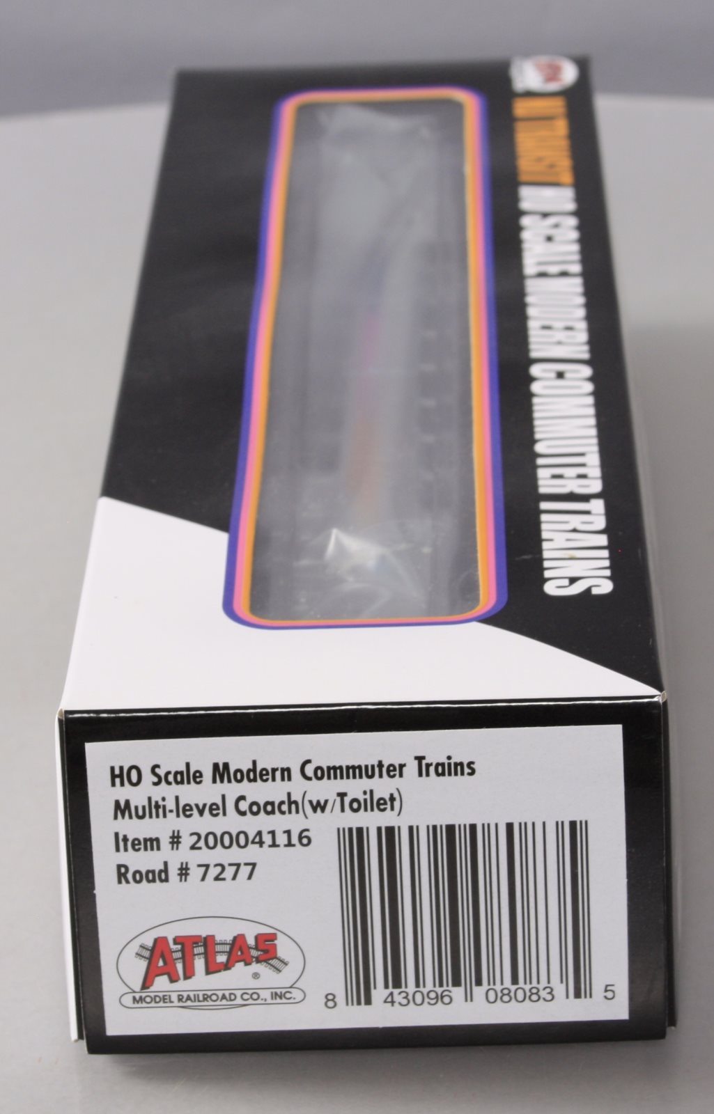 Atlas 20004116 HO New Jersey Transit Multi-level Commuter Coach Trailer #7277