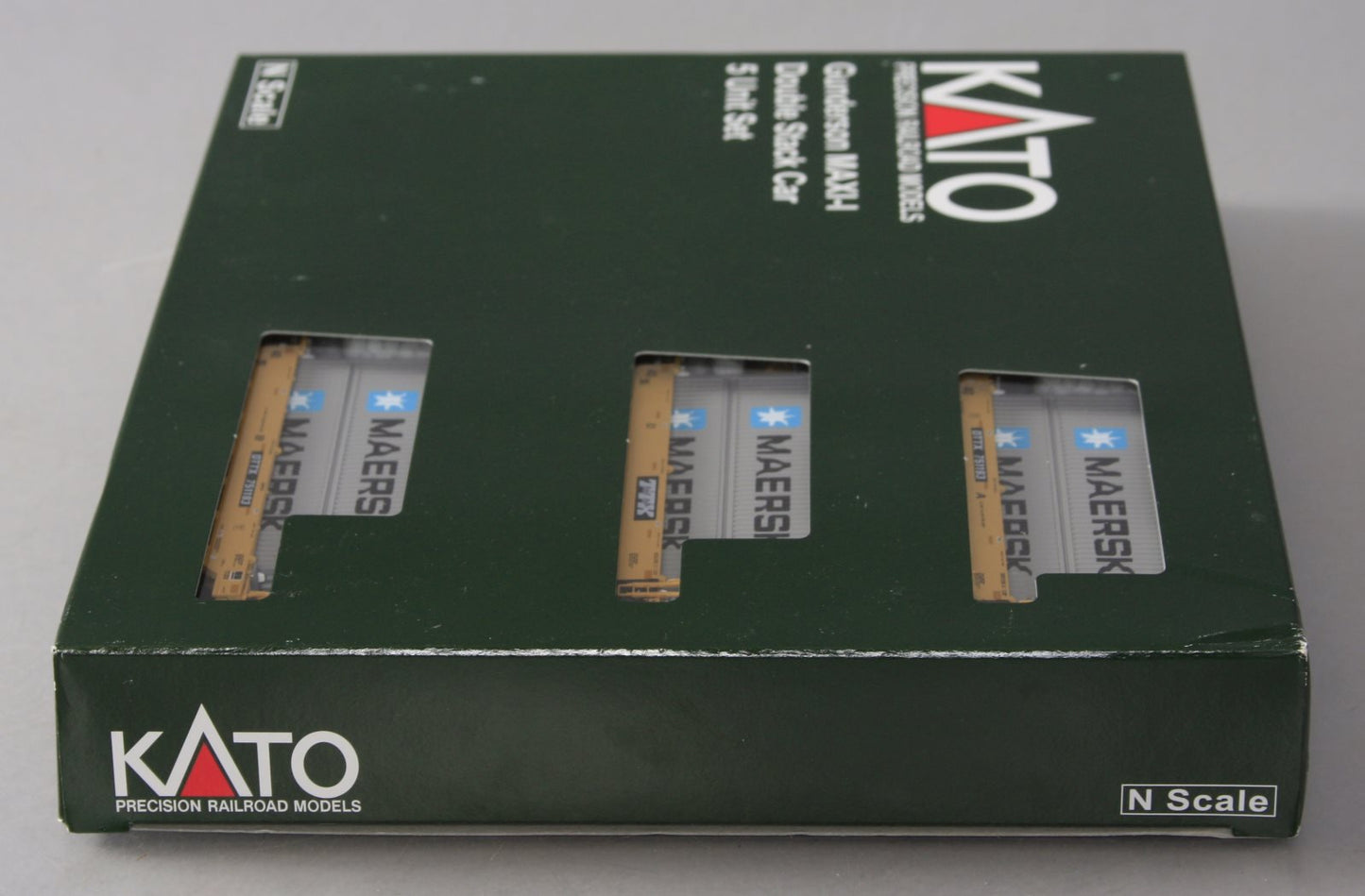 Kato 106-6144 N TTX Gunderson MAXI-I Double Stack Car #751193 Set