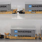 Kato 106-6144 N TTX Gunderson MAXI-I Double Stack Car #751193 Set
