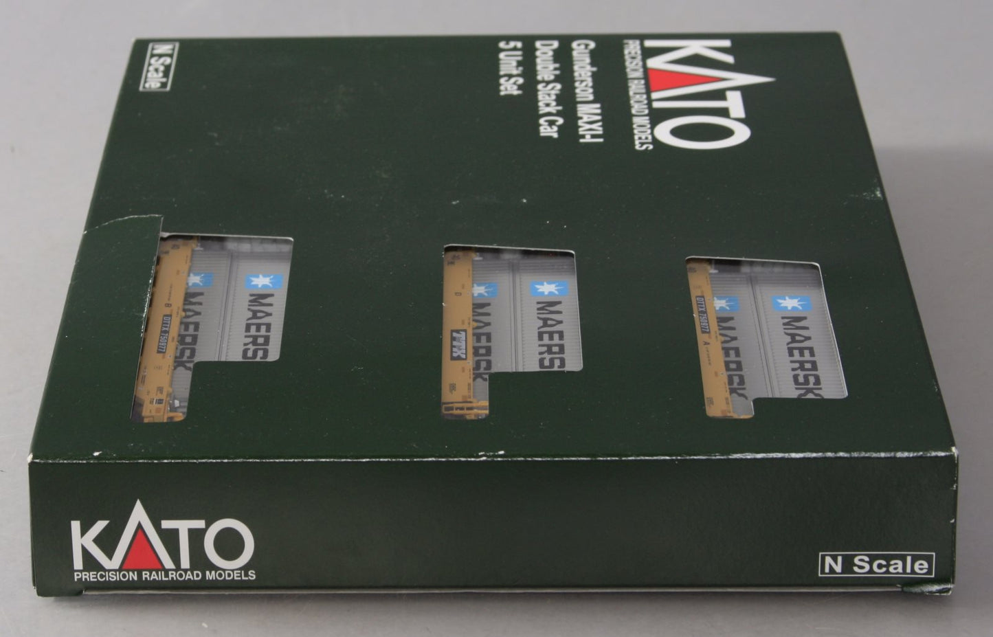 Kato 106-6143 N TTX Gunderson MAXI-I Double Stack Car #750977