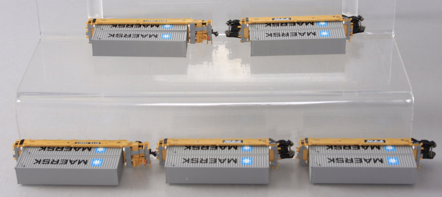 Kato 106-6143 N TTX Gunderson MAXI-I Double Stack Car #750977