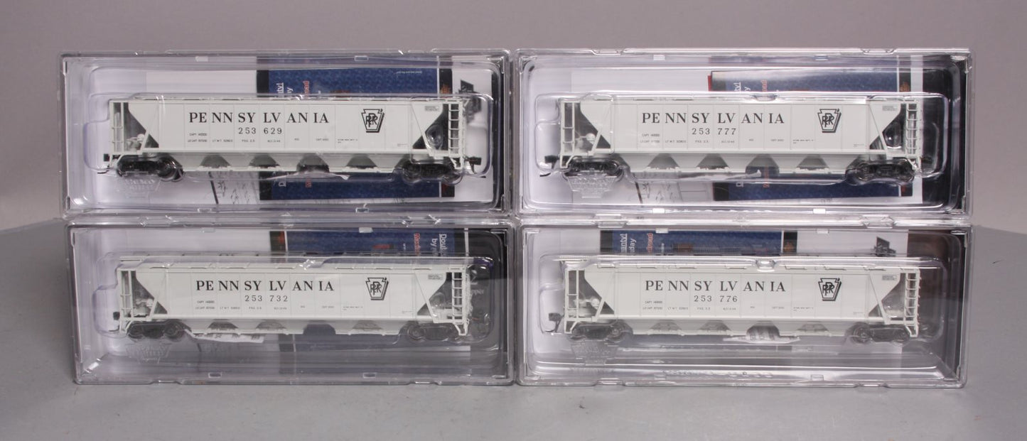 Broadway Limited 1883 HO Pennsylvania H32 5-Bay Covered Hopper Car (Set of 4)